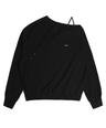 [PREVIEW] Twisted Button-Up Sweatshirt / Black