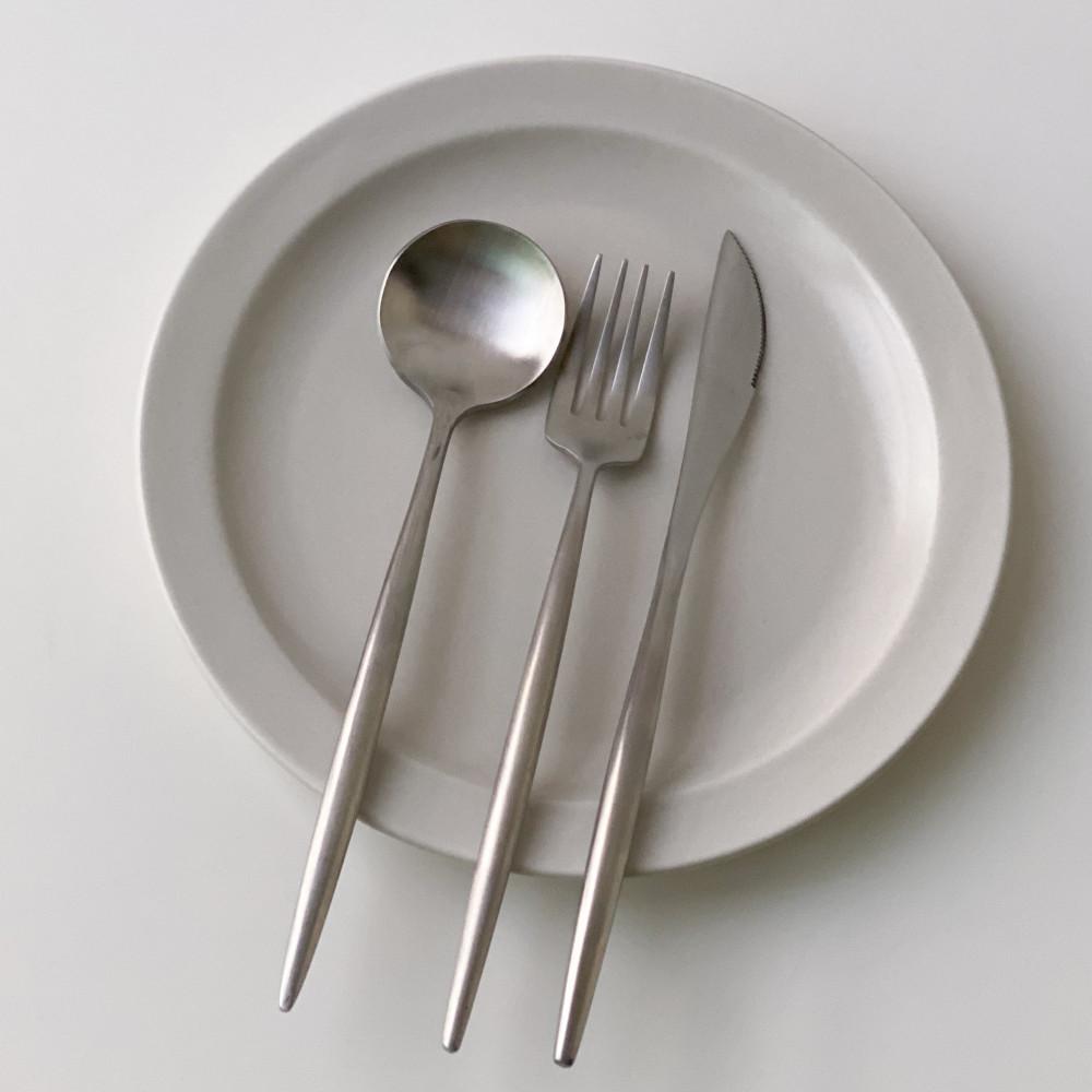 카페 실버 수저 디저트 양식기 스푼 포크 나이프 커트러리 티스푼