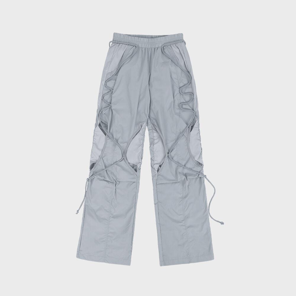 Open Snap Light Pants / Grey