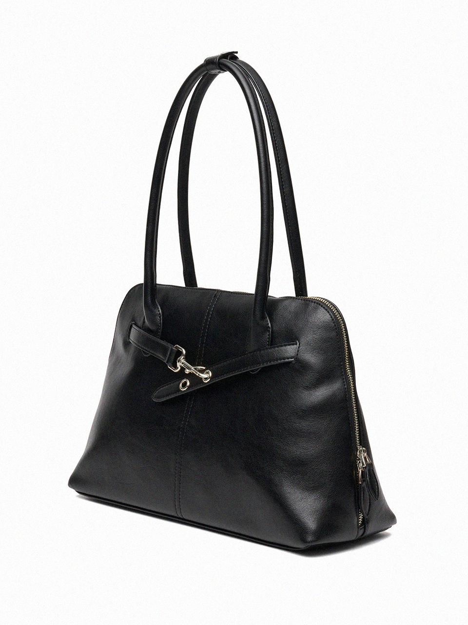 데누 [셀럽착용]NOA BAG [BLACK SILVER]