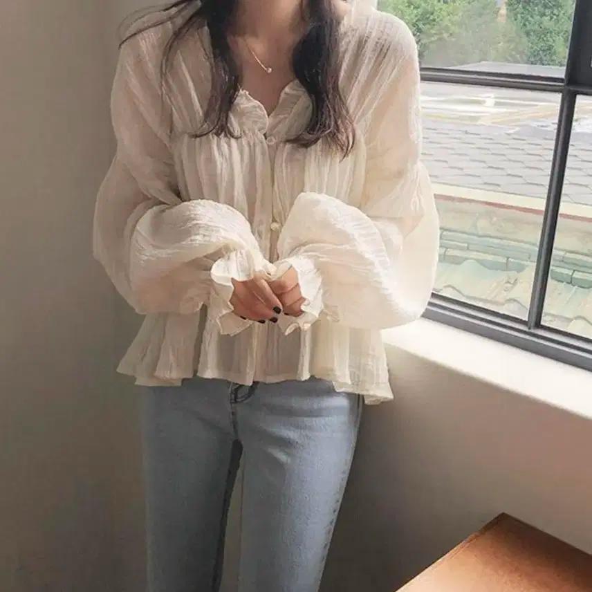 제이엘프 블라우스 새상품