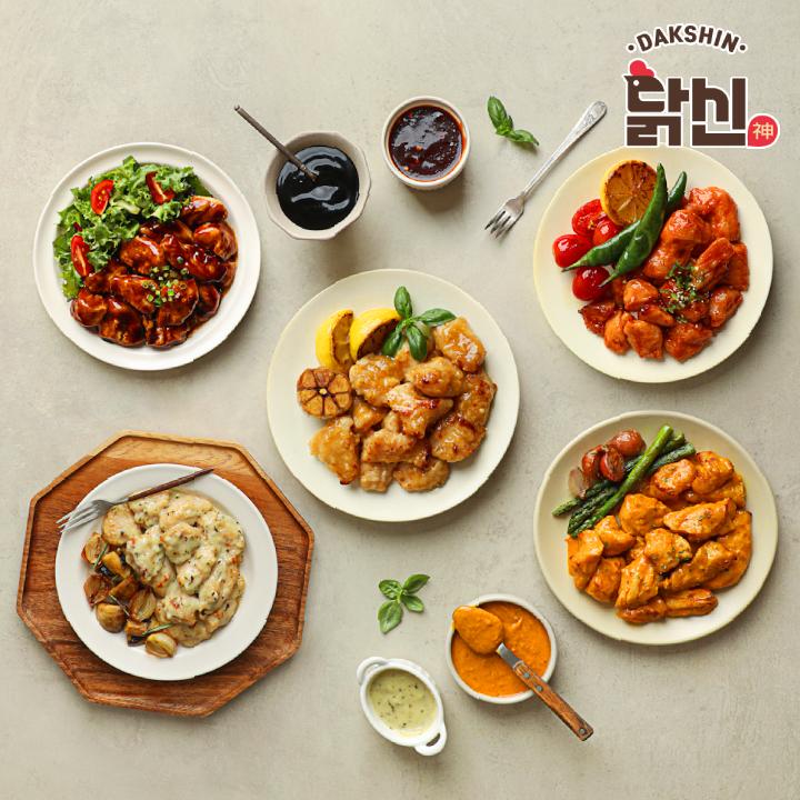 [1+1+1] 닭신 오븐구이 소스 닭가슴살 5종