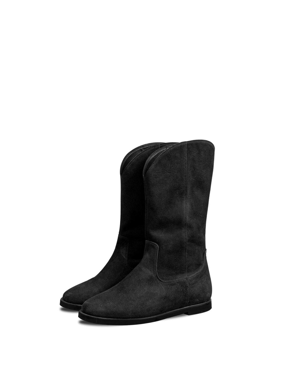 Middle boots [ Black ]