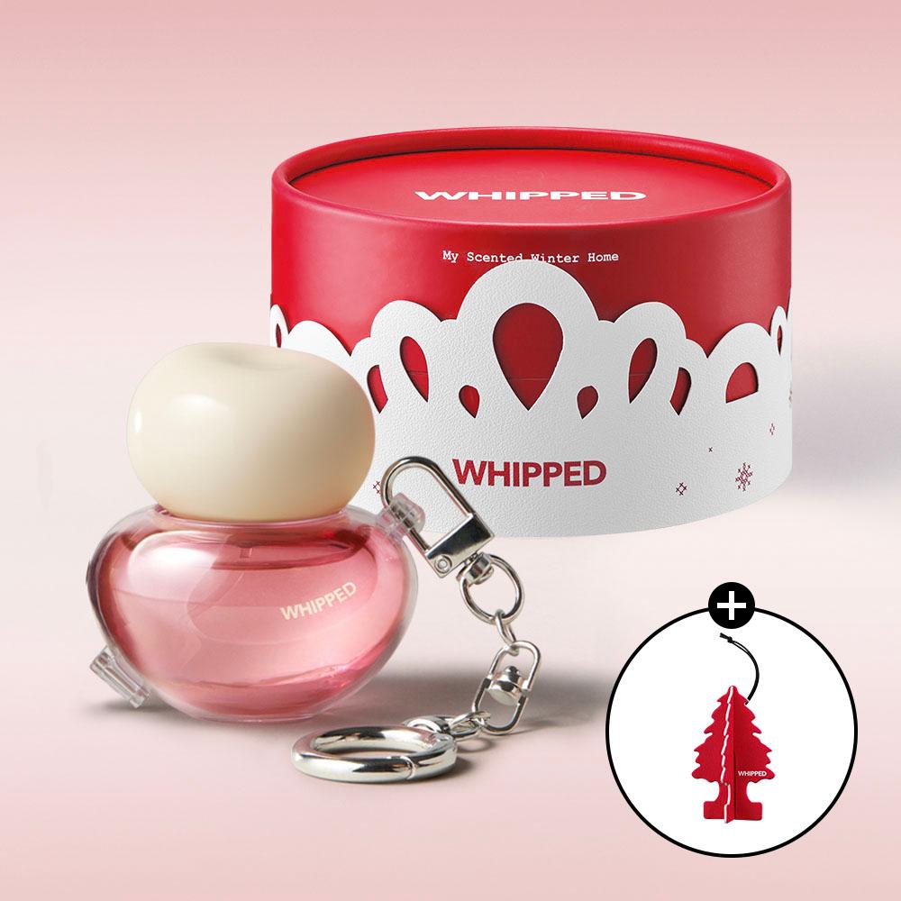 [미니 방향제 증정/선물포장] "휩드 1위 판매 라인 무화버터" 홀리데이 헤어퍼퓸 키링세트 (2종 택1)