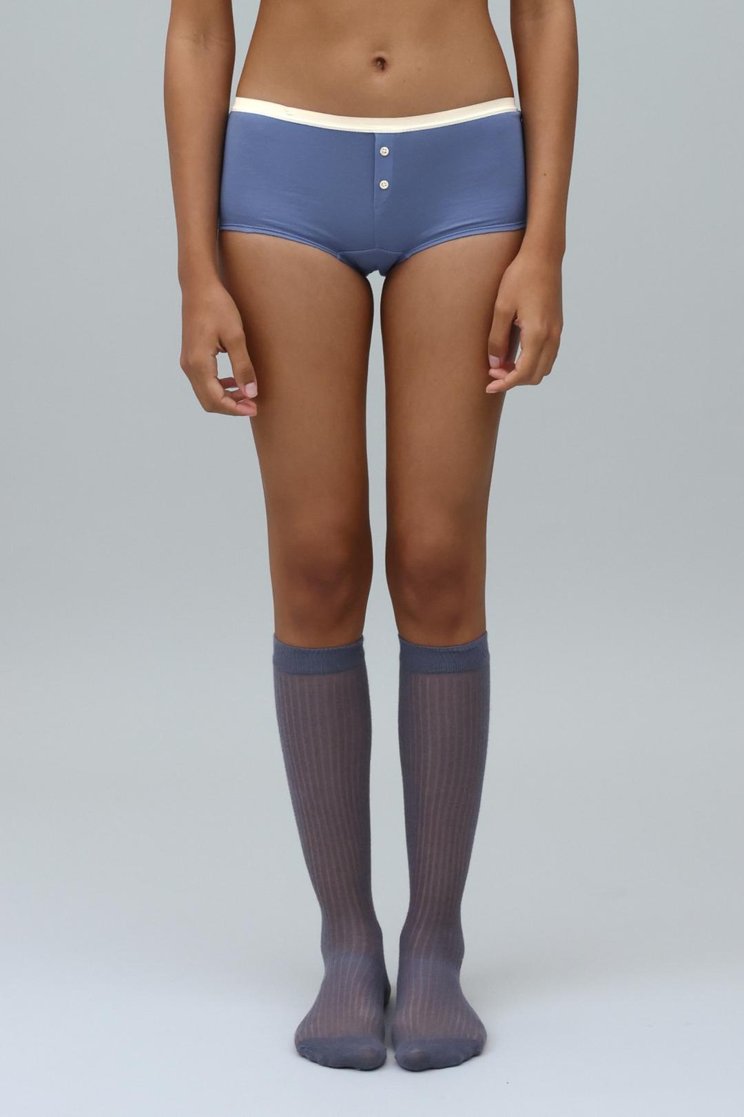 Billy Cotton Boyshorts - Frost