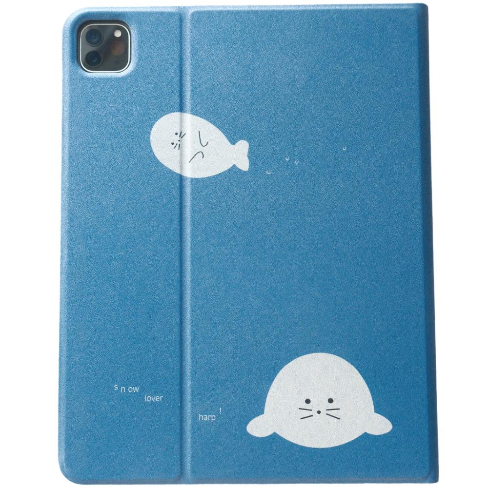 [iPad case] 스노우 러버 하프 (커버형) 아이패드 케이스