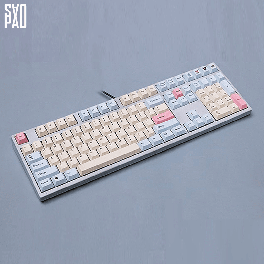 사오파오 베이비 키캡 PBT 체리 염료승화 영어/한글각인 (108키 / 131키)