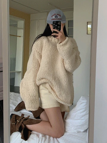 에드 핸드메이드 니트