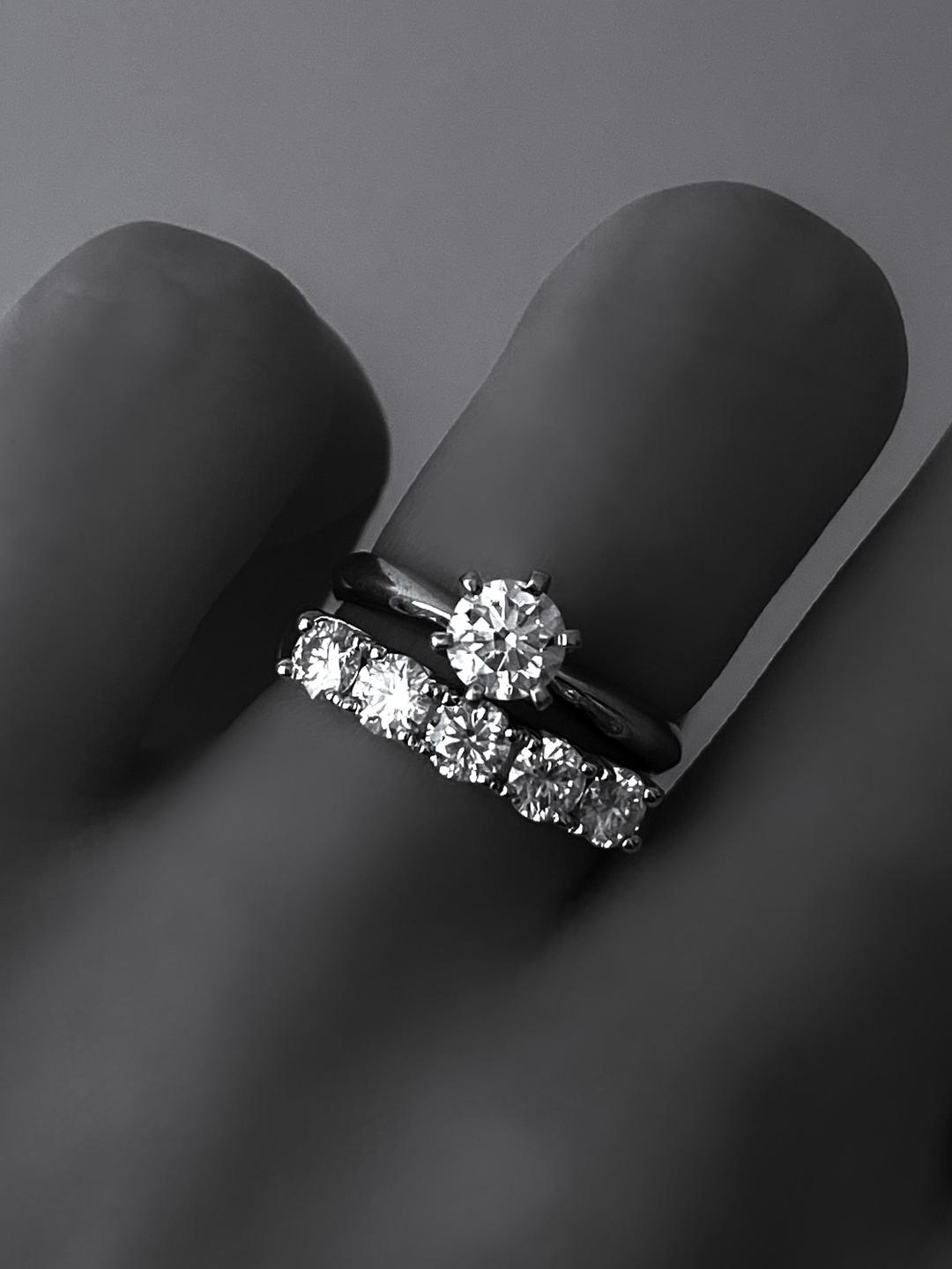 [925 Silver] [H-dia] Classic Engagement Ring