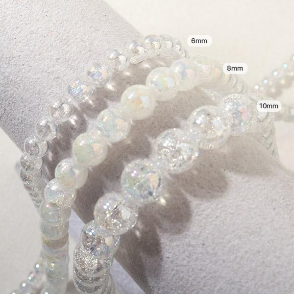 [5202-76]원석라운드 6/8/10mm 천연석 크랙수정AB ,반줄