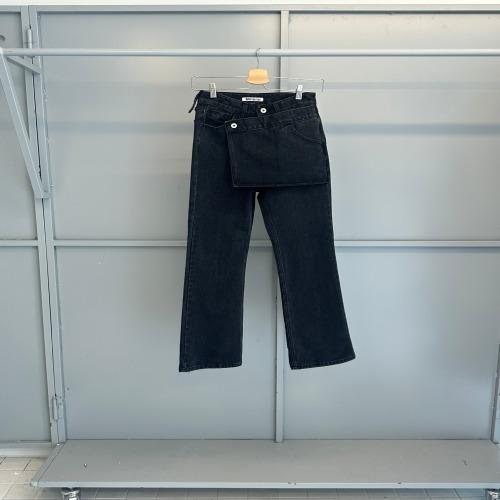 Layered jean (Black)