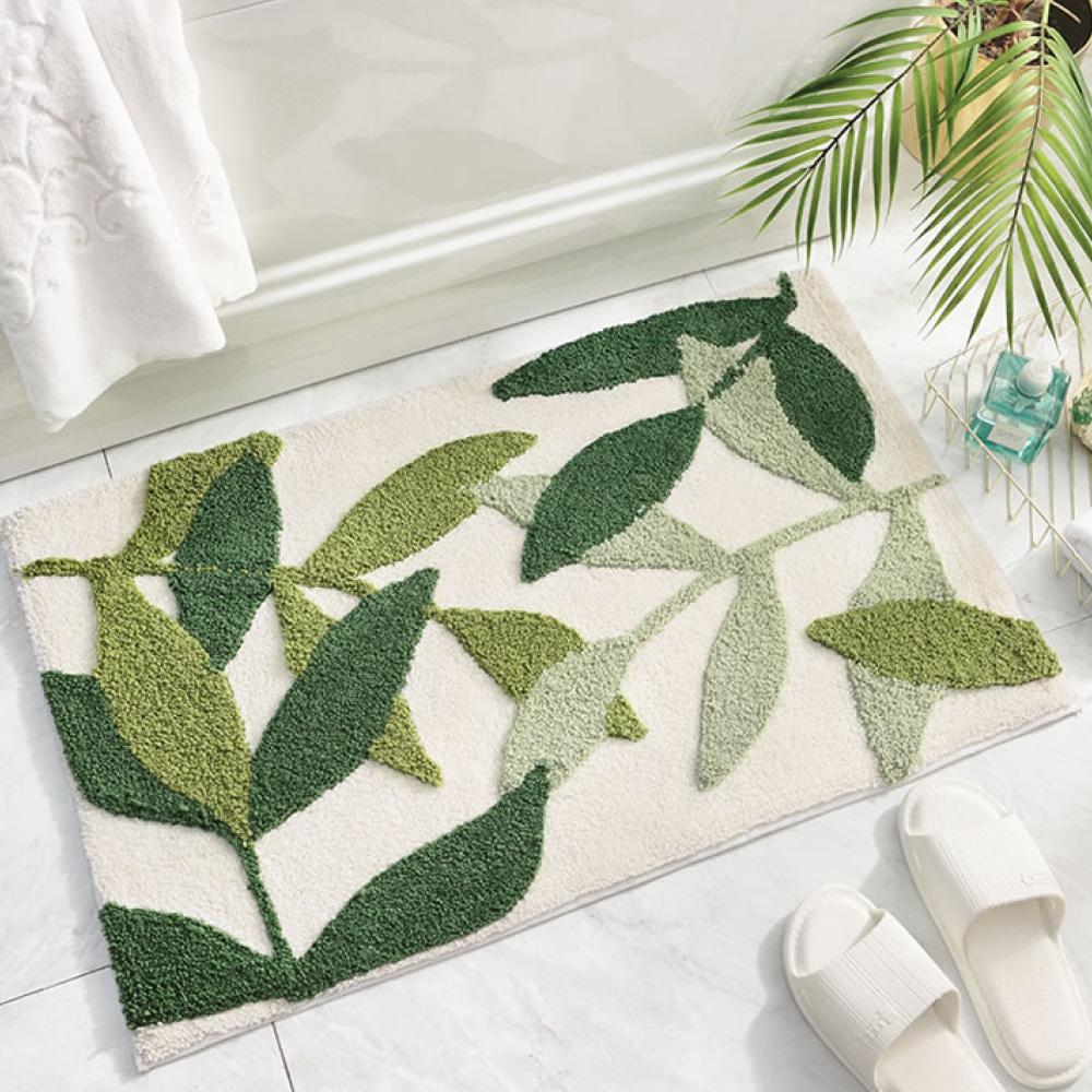 리프 타운 자카드 매트 미니러그