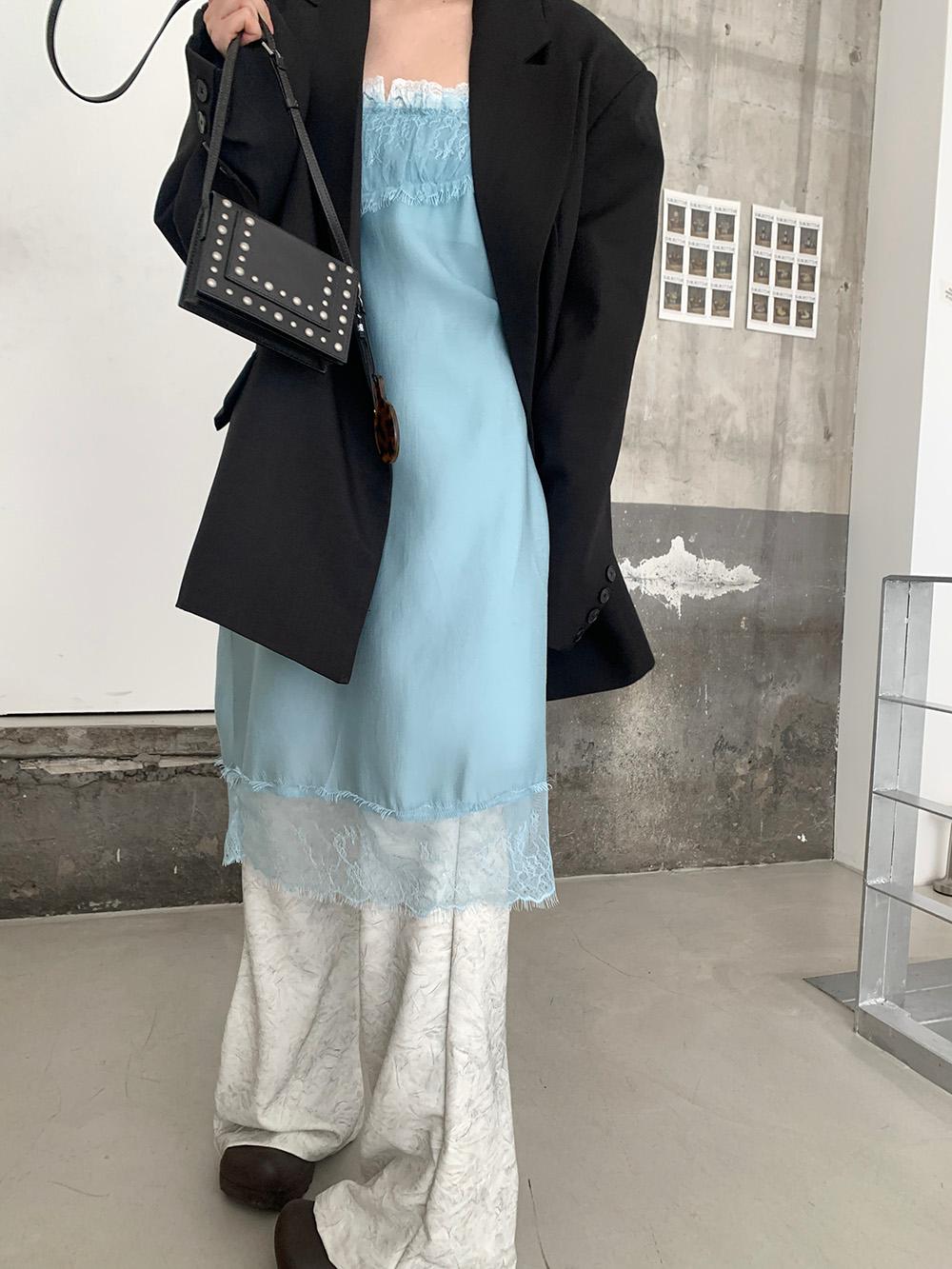 OLIVIA LACE ONE-PIECE (2COLOR)