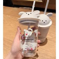 스타벅스 강아지 텀블러 스벅텀블러 스타벅스md 콜드컵 2종 355ml