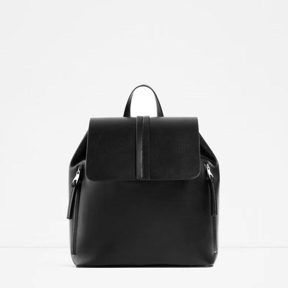 ZARA 데일리 백팩 여성가방 블랙