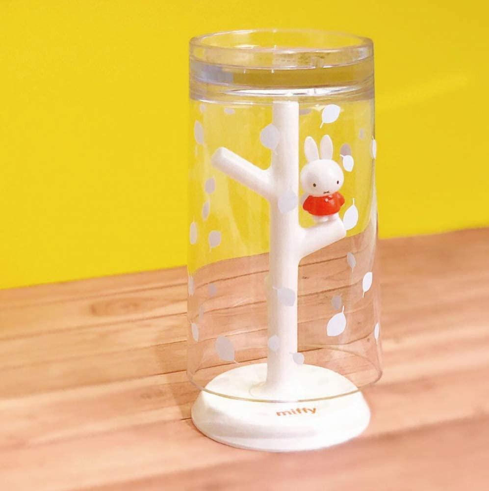 미피 양치컵 거치대 스탠드 세트 레드 인테리어 소품 욕실용품