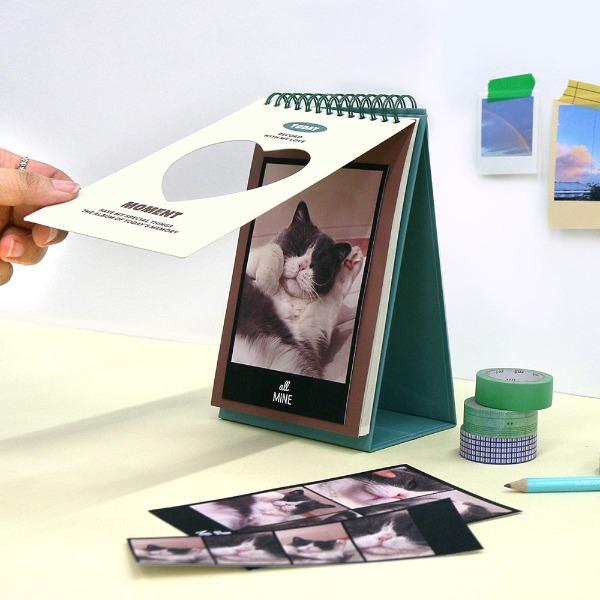 올마인 탁상 네컷앨범 인생 추억 우정 커플 사진 보관