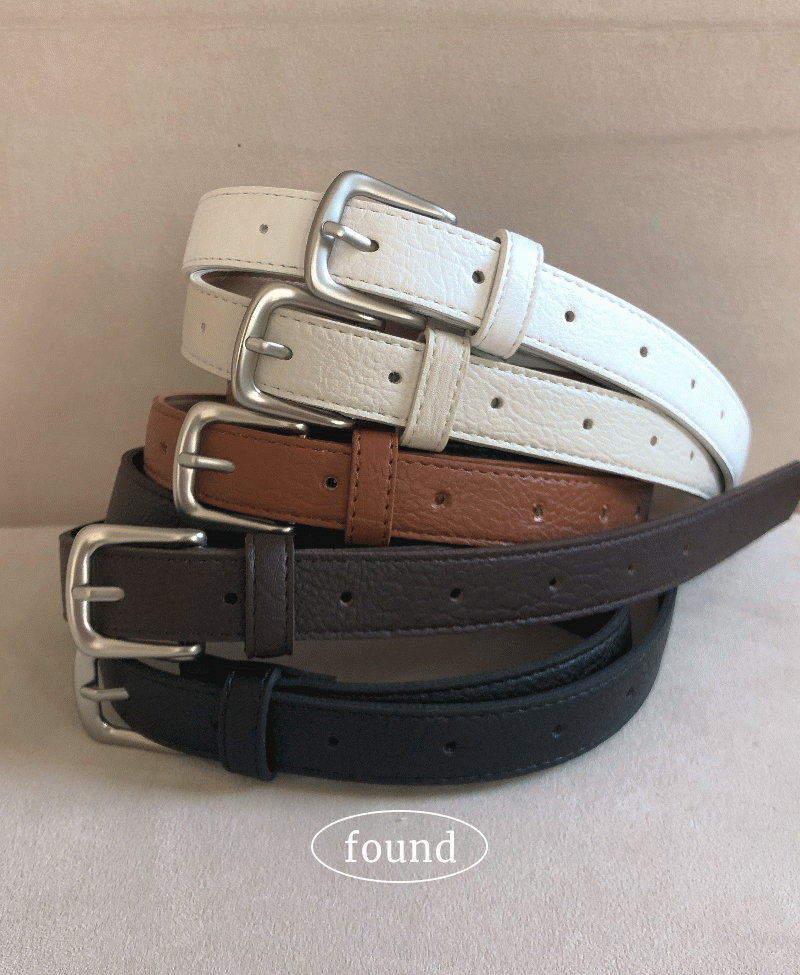 파운드 [국내제작/후기인증] 데일리 베이직 심플 무광 벨트