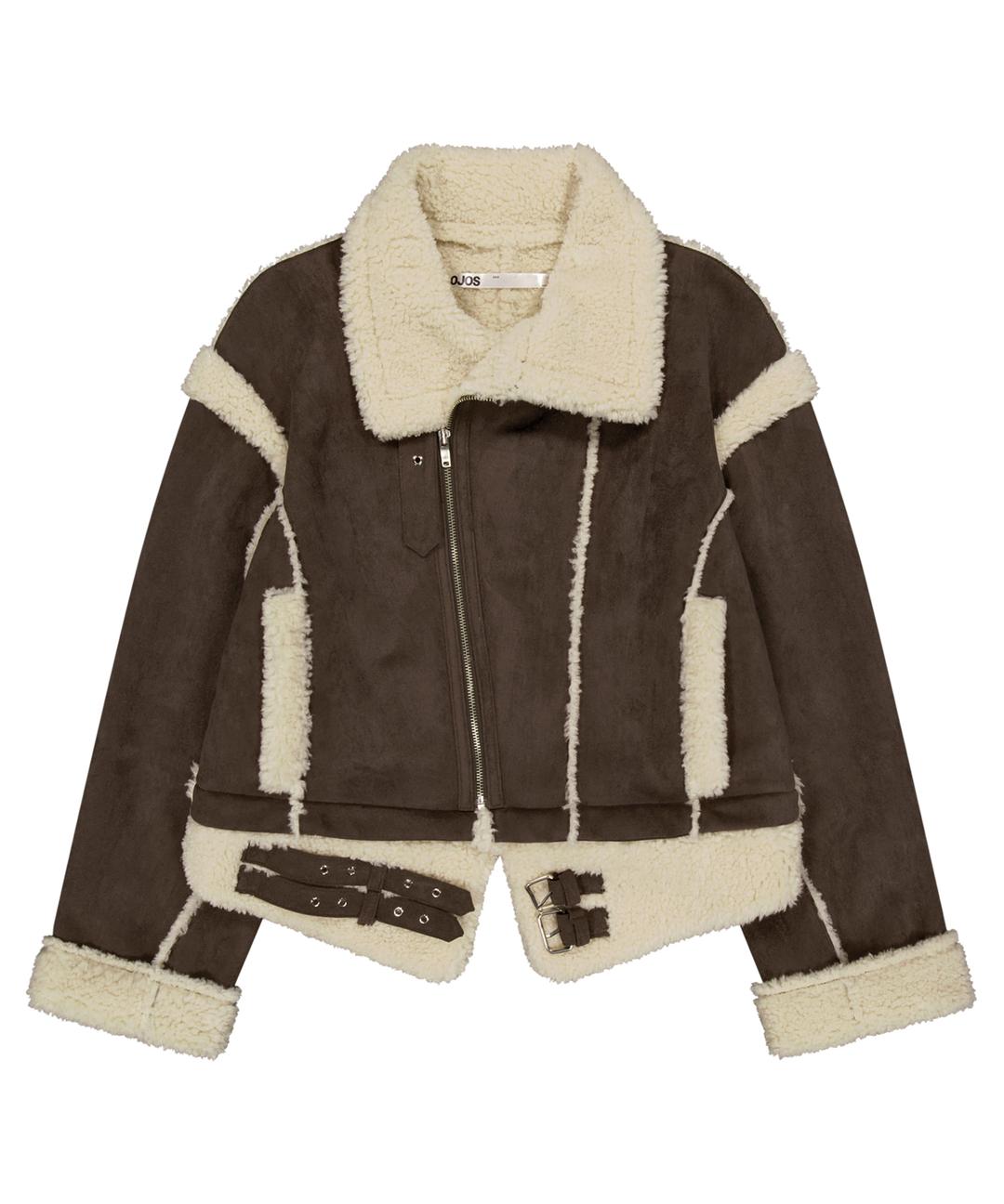 *Preview, 9/23 Open* Detachable Fur Shearling Jacket / Stone Brown