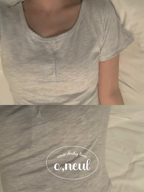[o,neul] lace half top - 3color