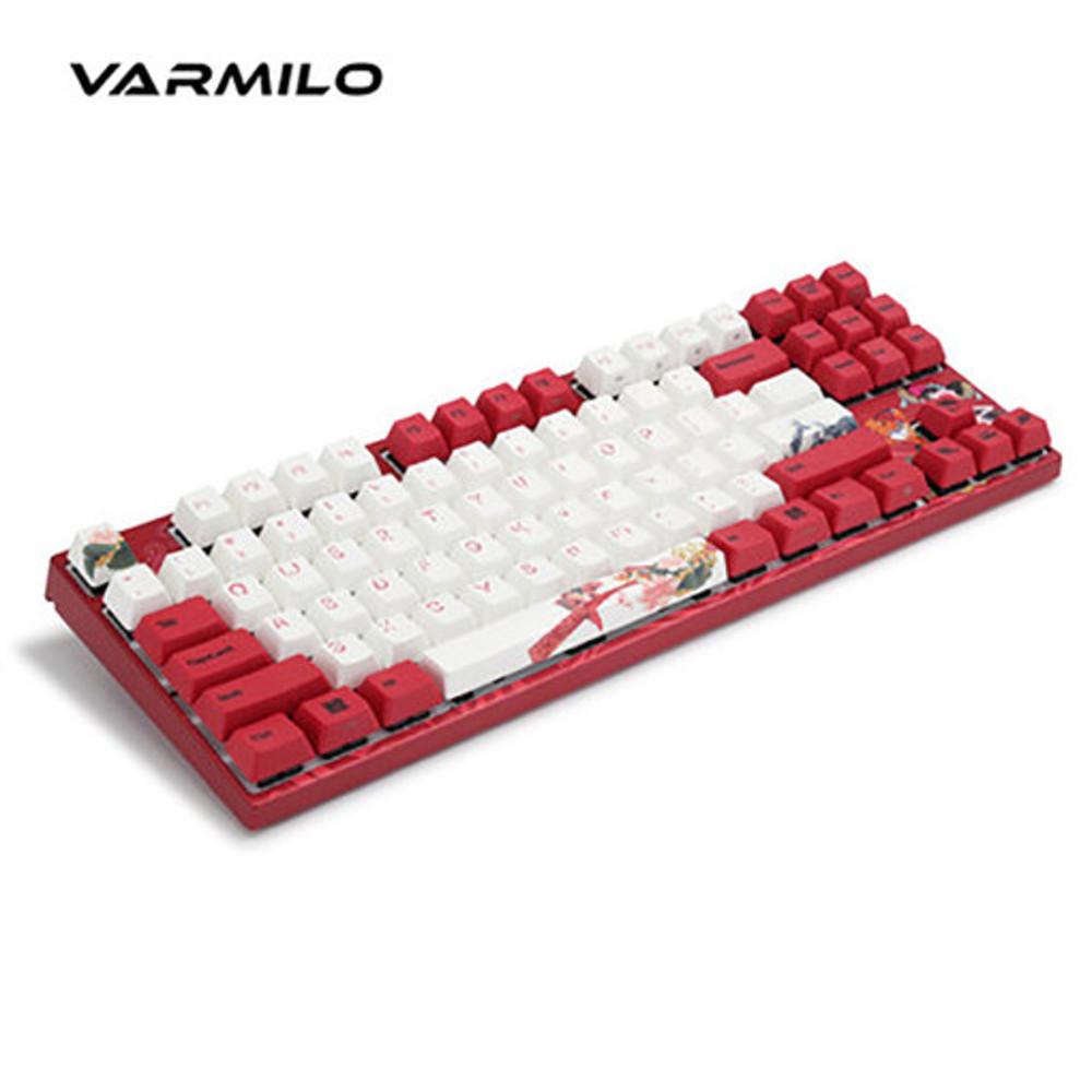 바밀로 Varmilo 코이 잉어 기계식 키보드 87 VD87M 108 저소음적축 바저적