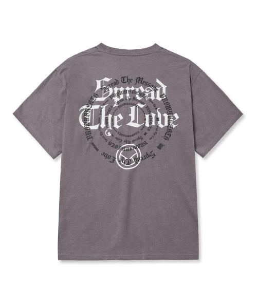 BXTS SPREAD LOVE POCKET TEE - PURPLE
