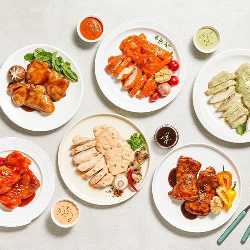 딜리스틱 소스 닭다리살 6종 세트 6/12/18/24팩