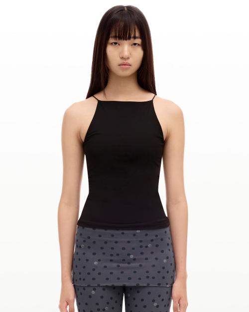 hoopoe halterneck top_onyx black