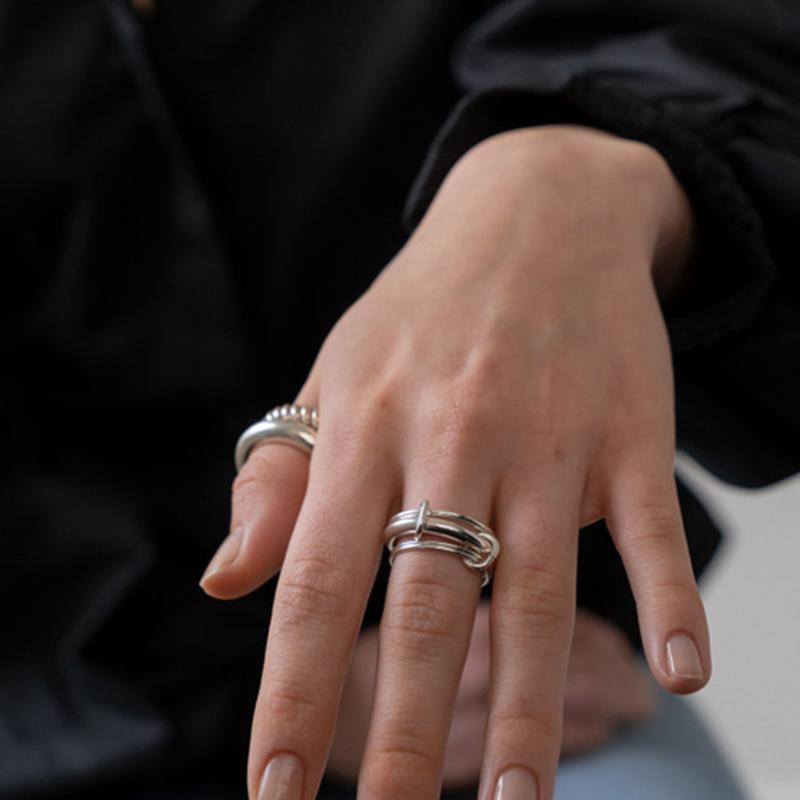 [위키미키 김도연 착용]Silver share ring