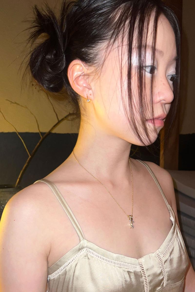 Vintage Double Stone Necklace