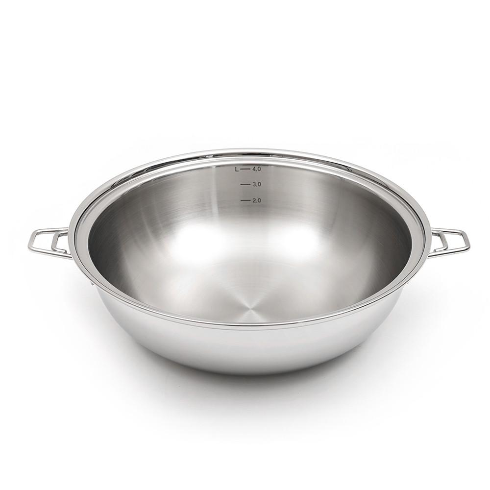 800도씨 316 인덕션 스텐 궁중팬 통5중  볶음 웍 28cm