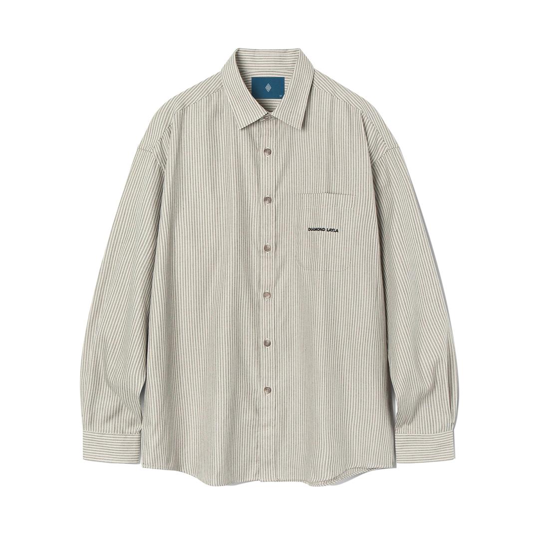 Vintage Black dot Stripe shirt S22