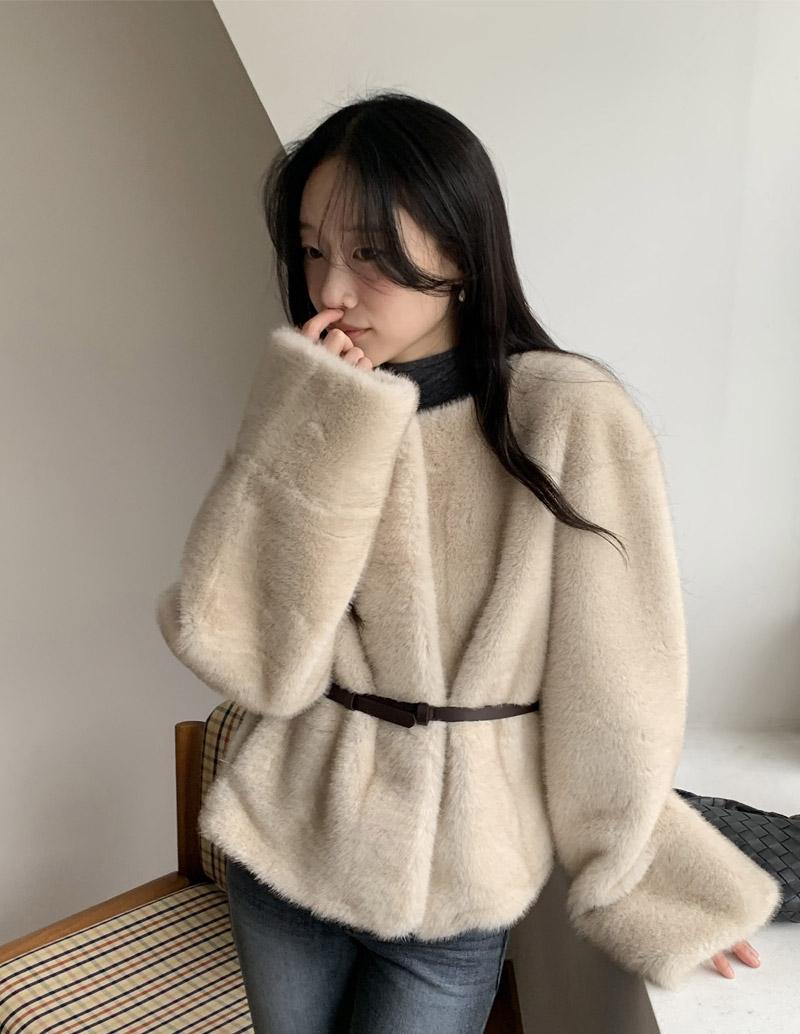 [겨울하객룩💍] 마틸다 퍼 자켓 (3color)