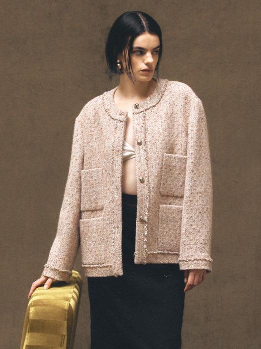 Loose fit Tweed Jacket