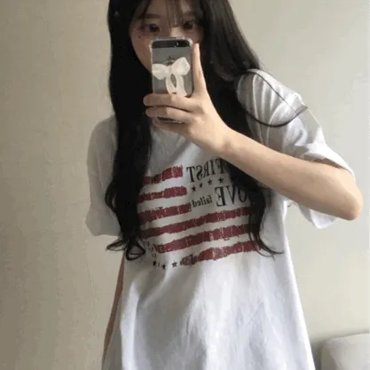 [빈티지/오버핏!] 페일 레터링 프린팅 반팔티 (3color)