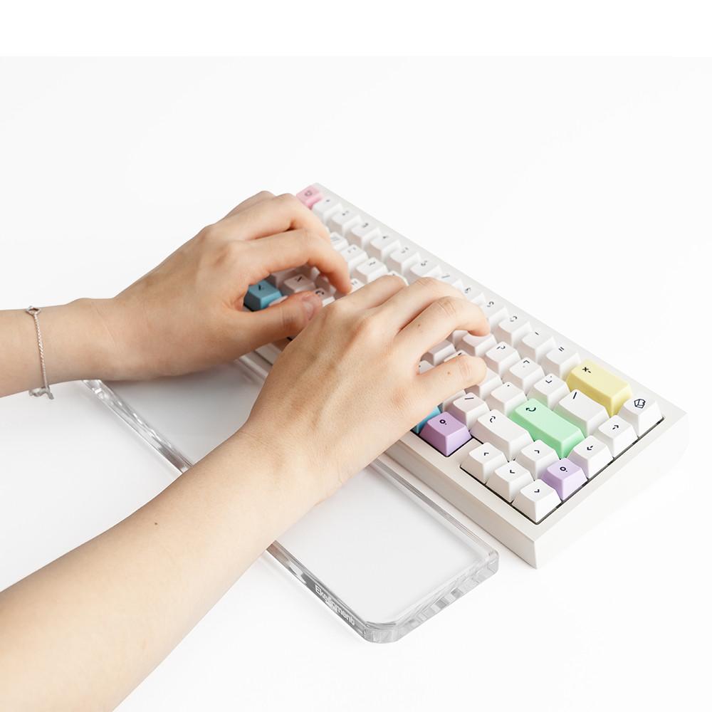 Ekeepment 아크릴 키보드 손목 받침대 팜레스트 투명