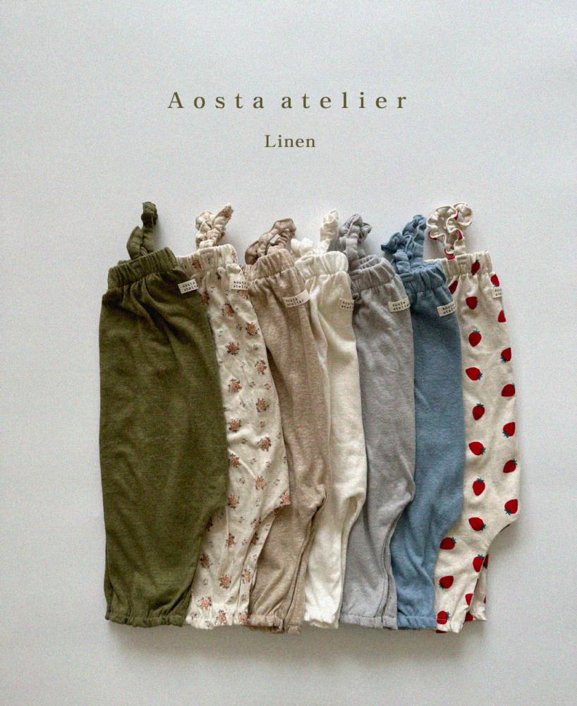 [여름/KIDS] 아오스타 린넨오버롤즈 : 아드망마켓