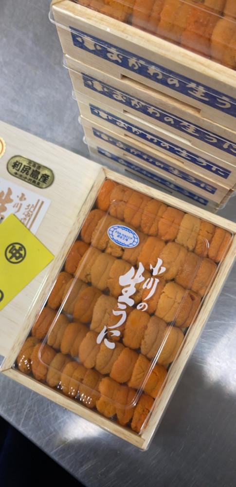 북해도 일자배열 오가와 쇼텐 특상 우니 250g 성게알 자연산 말똥성게 훗카이도 바훈우니