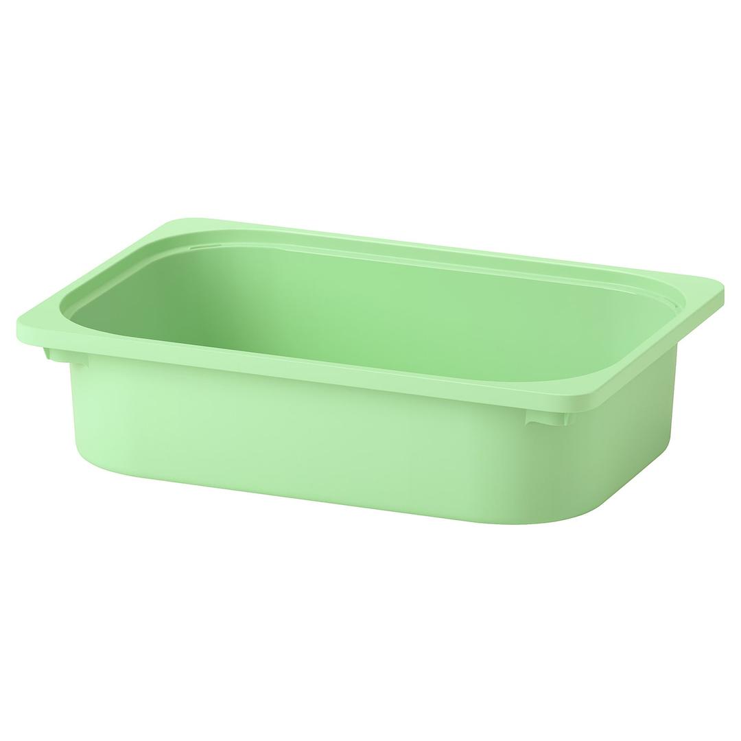 TROFAST Storage box - light green 42x30x10 cm