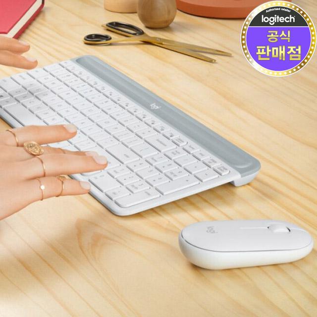 로지텍코리아 정품 MK470 슬림 무선 키보드마우스 Set