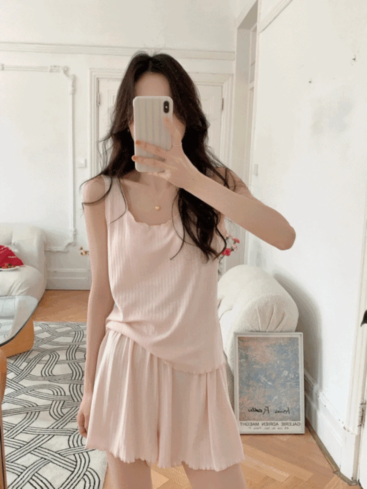 멜로우 슬리브리스 파자마 (3color)