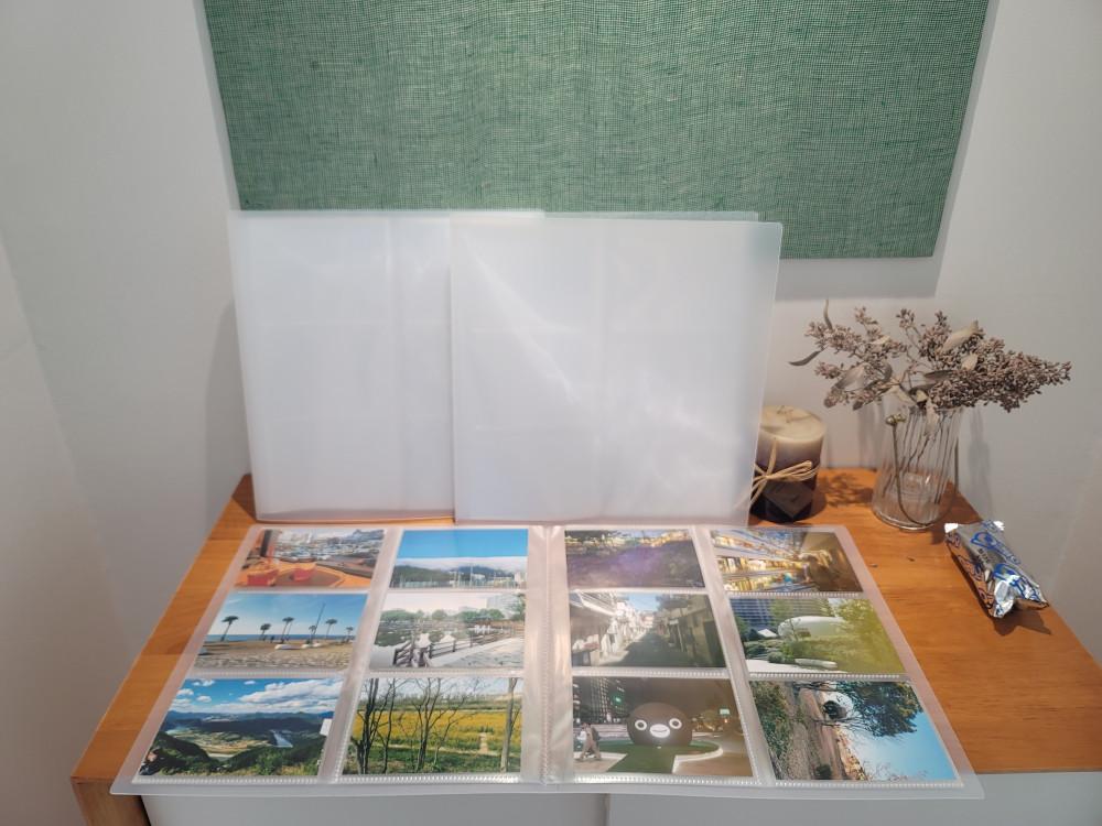 무지 포켓앨범 3X5 사진 앨범 3단 L판 288장 대용량 포토앨범 무인양품 호환