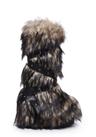 Wild Instincts Faux Fur Boots - Off White - OFF WHITE / US 5