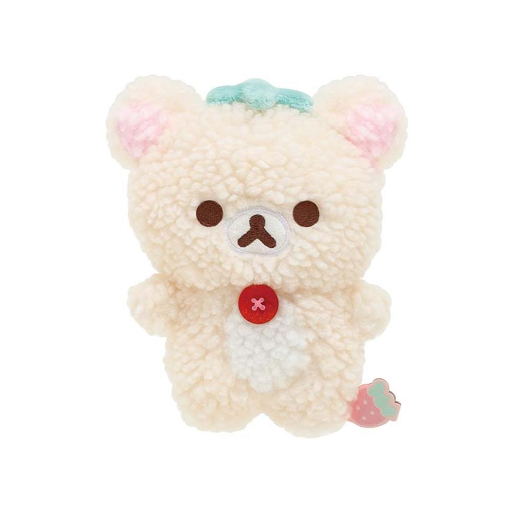 리락쿠마｡ 코리락쿠마 딸기 하루 ♪ 뽀글 인형 파우치 산엑스