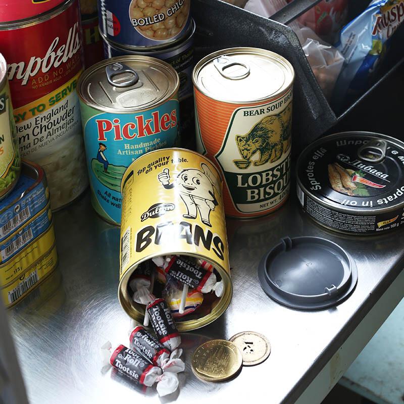 덜튼 DULTON SAFE CANNED 비밀 통조림 케이스 저금통 소품 보관함
