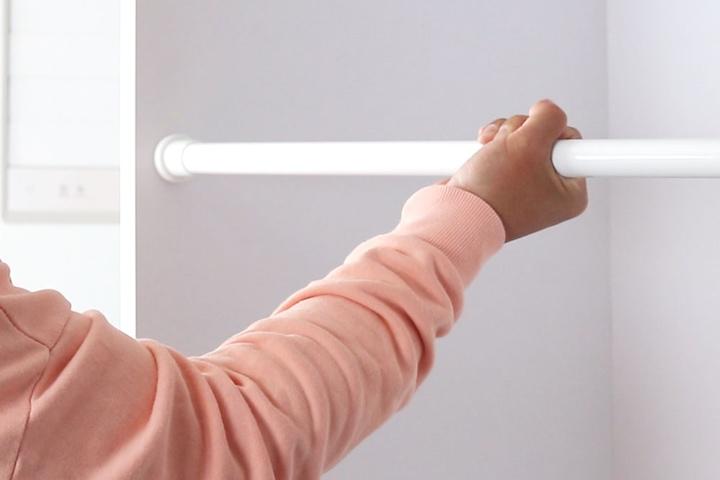 압축봉 길이조절 무타공 못없이 커튼봉 6size 2colors