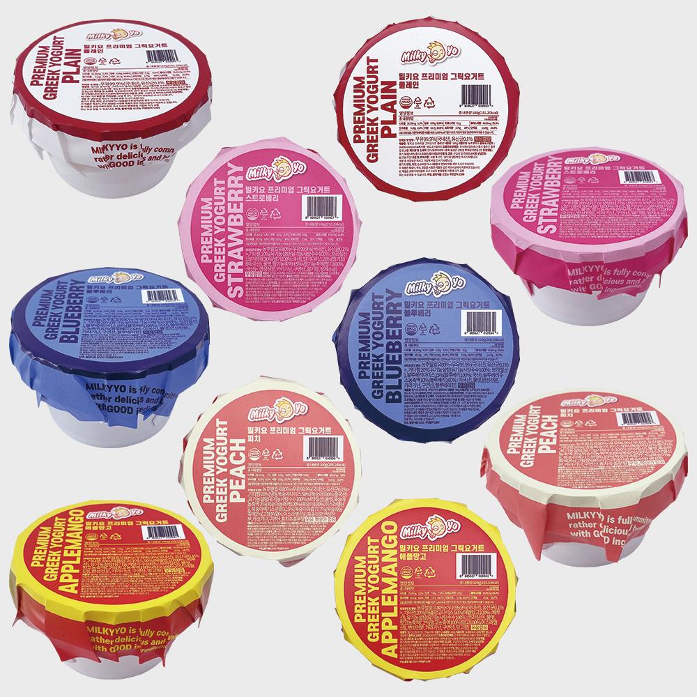 [밀키요] 수제 프리미엄 그릭요거트 100g 2개입