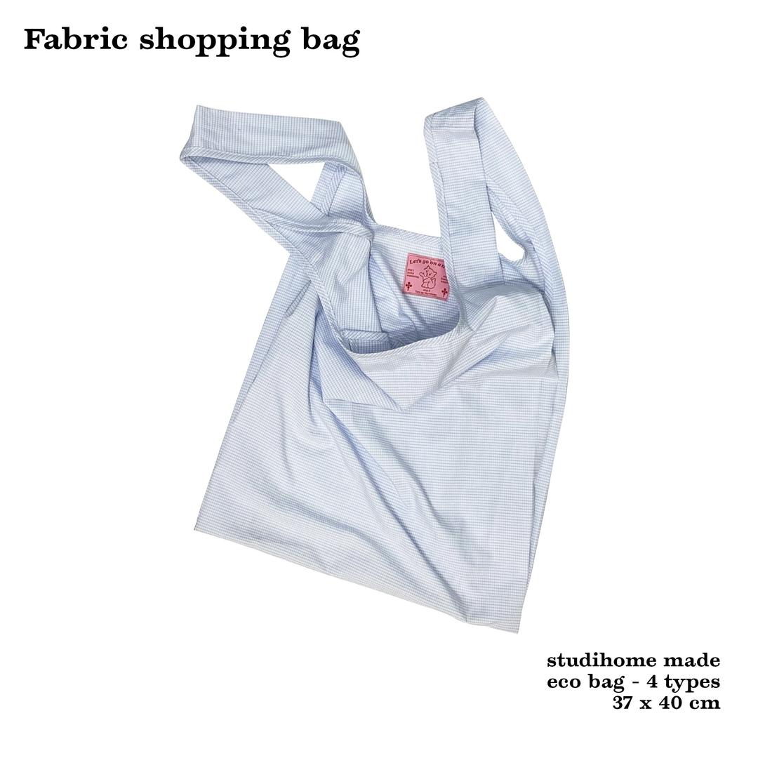 Blue color eco bag_블루 컬러 에코백(4-type)