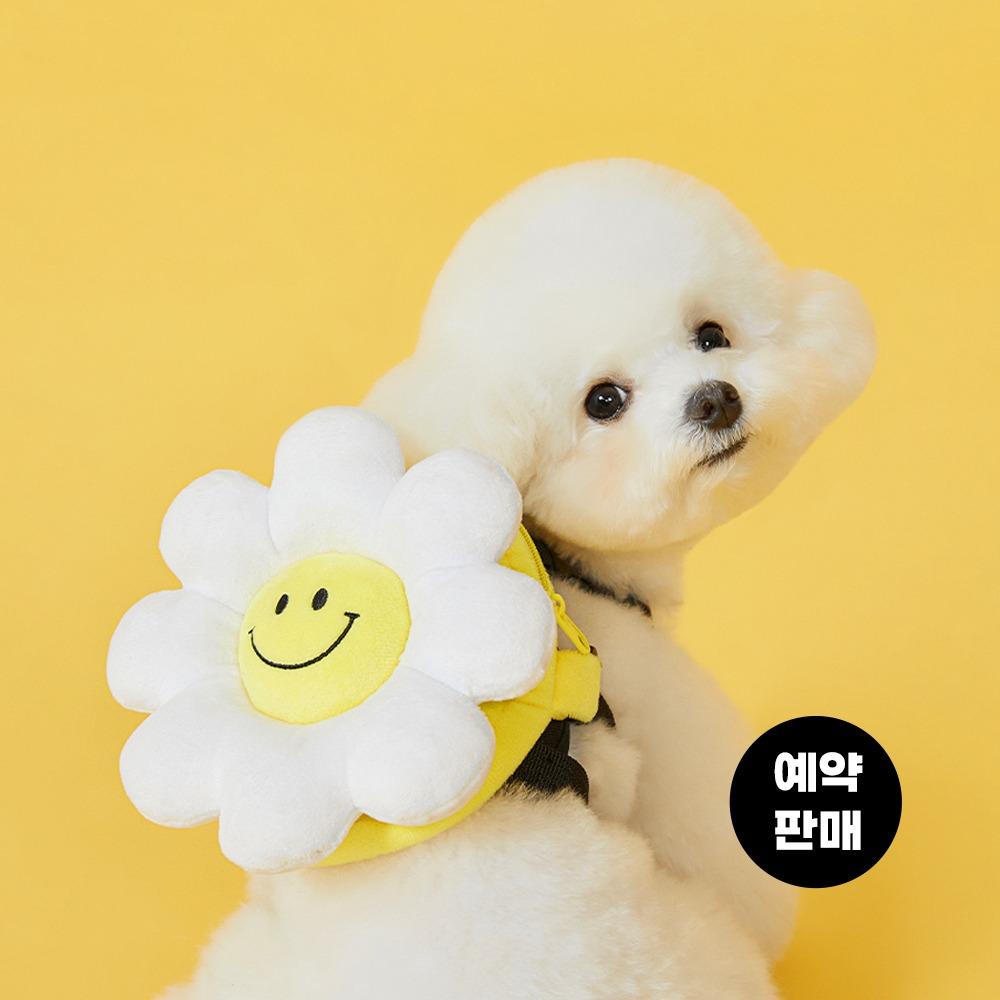 스마일 꽃 반려견 가방