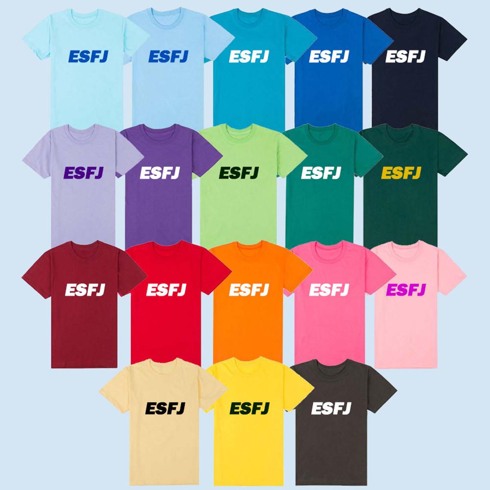 MBTI 티셔츠 주문제작 단체티 재밌는 반팔 웃긴 문구 쓸데없는 선물 우정 가족 반티